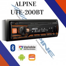 Alpine UTE-200BT Car Bluetooth Android Car Stereo AUX USB